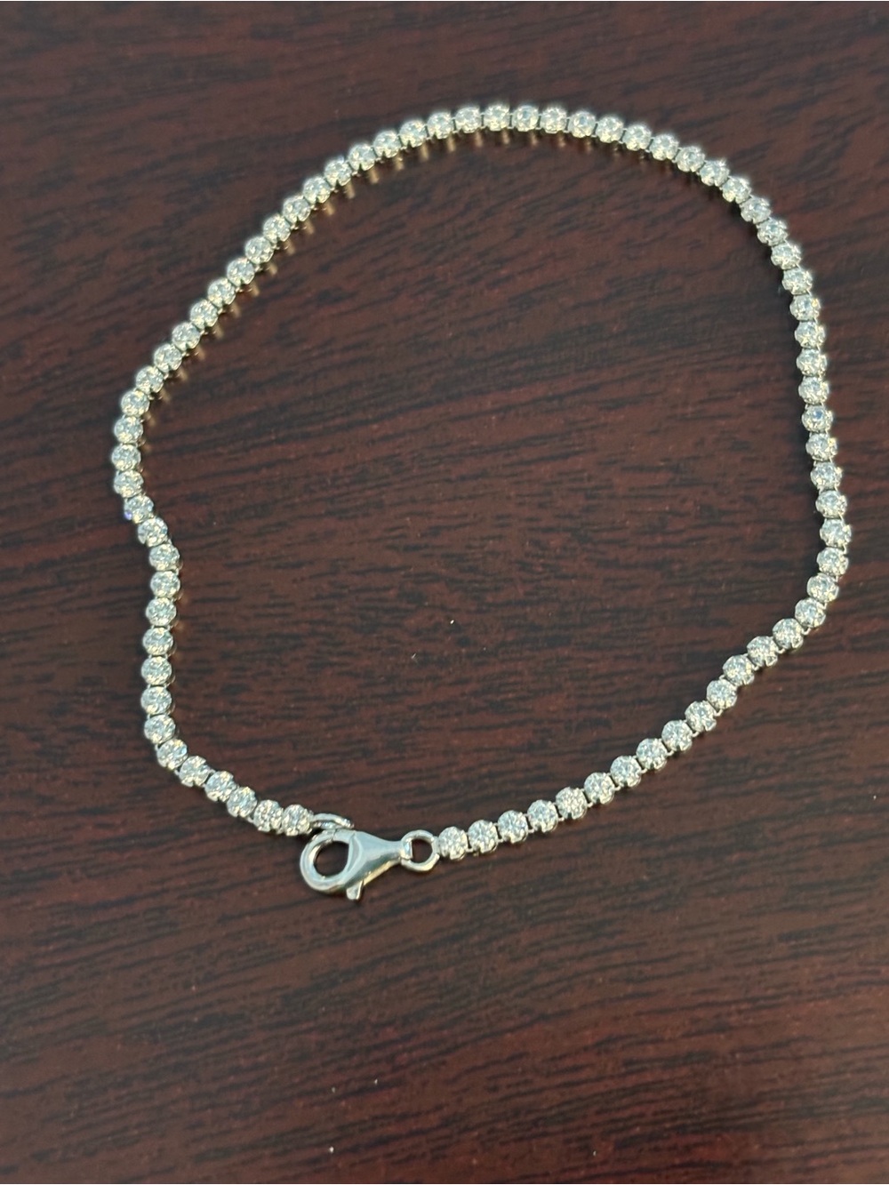 Sparkling Clear Crystal Tennis Bracelet - Women Jewelry